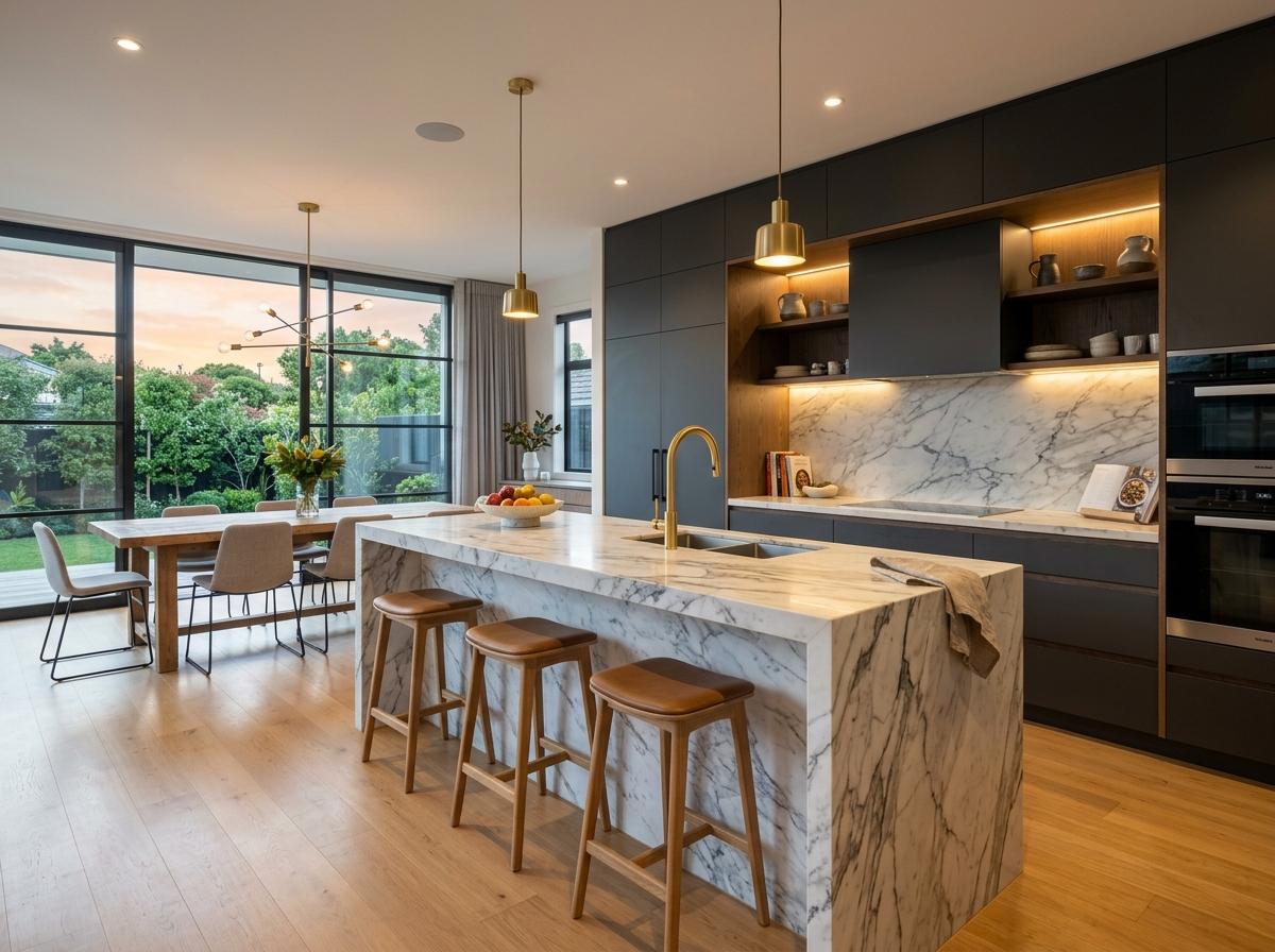 Blockhouse Bay Kitchen & Living After Renovation